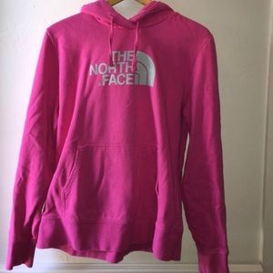 Pink North-Face Hoodie